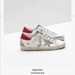 Golden Goose Superstar Tennis Shoes Size 38